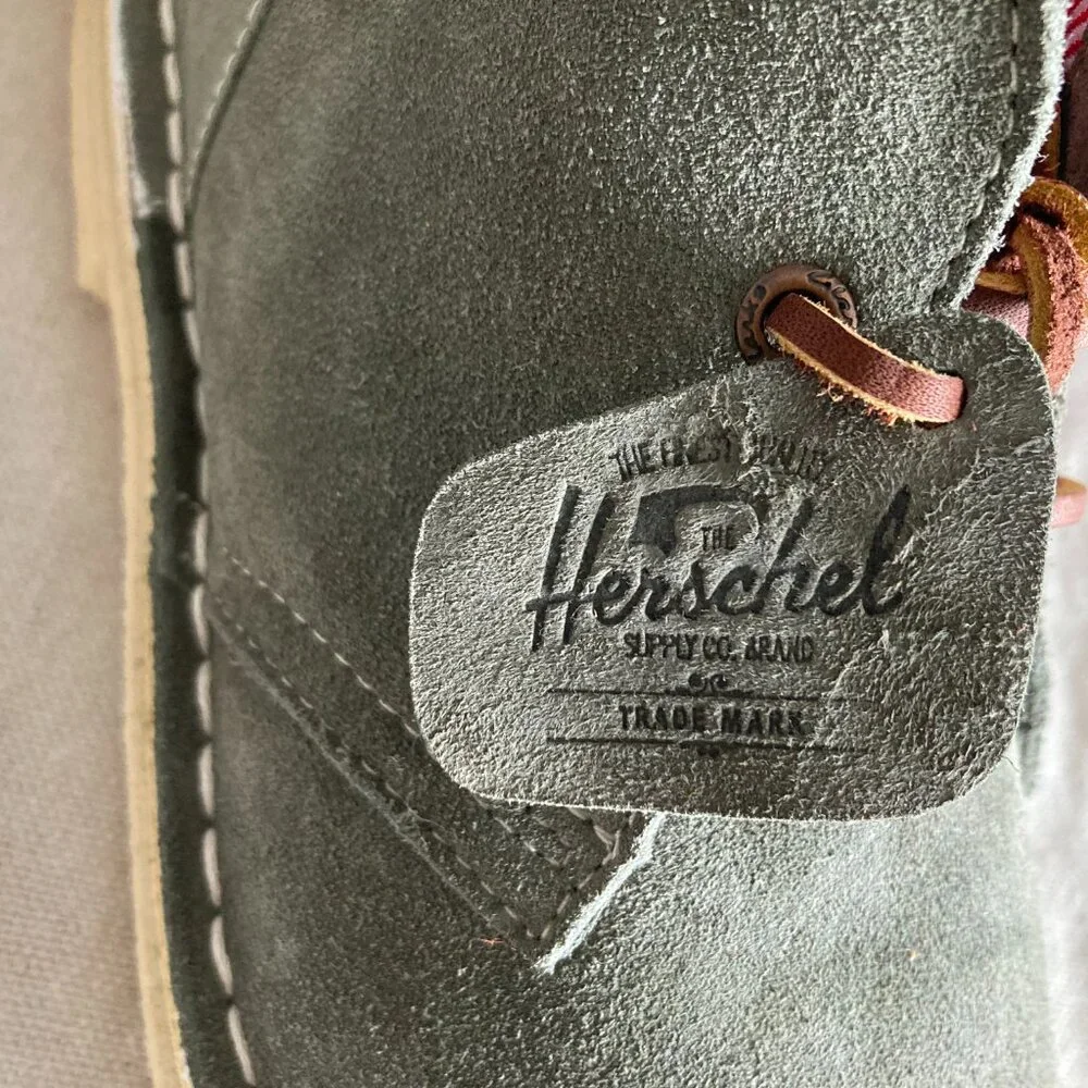 Clark's original gray desert boots by Herschel Size men's  9M never worn - Picture 3 of 11
